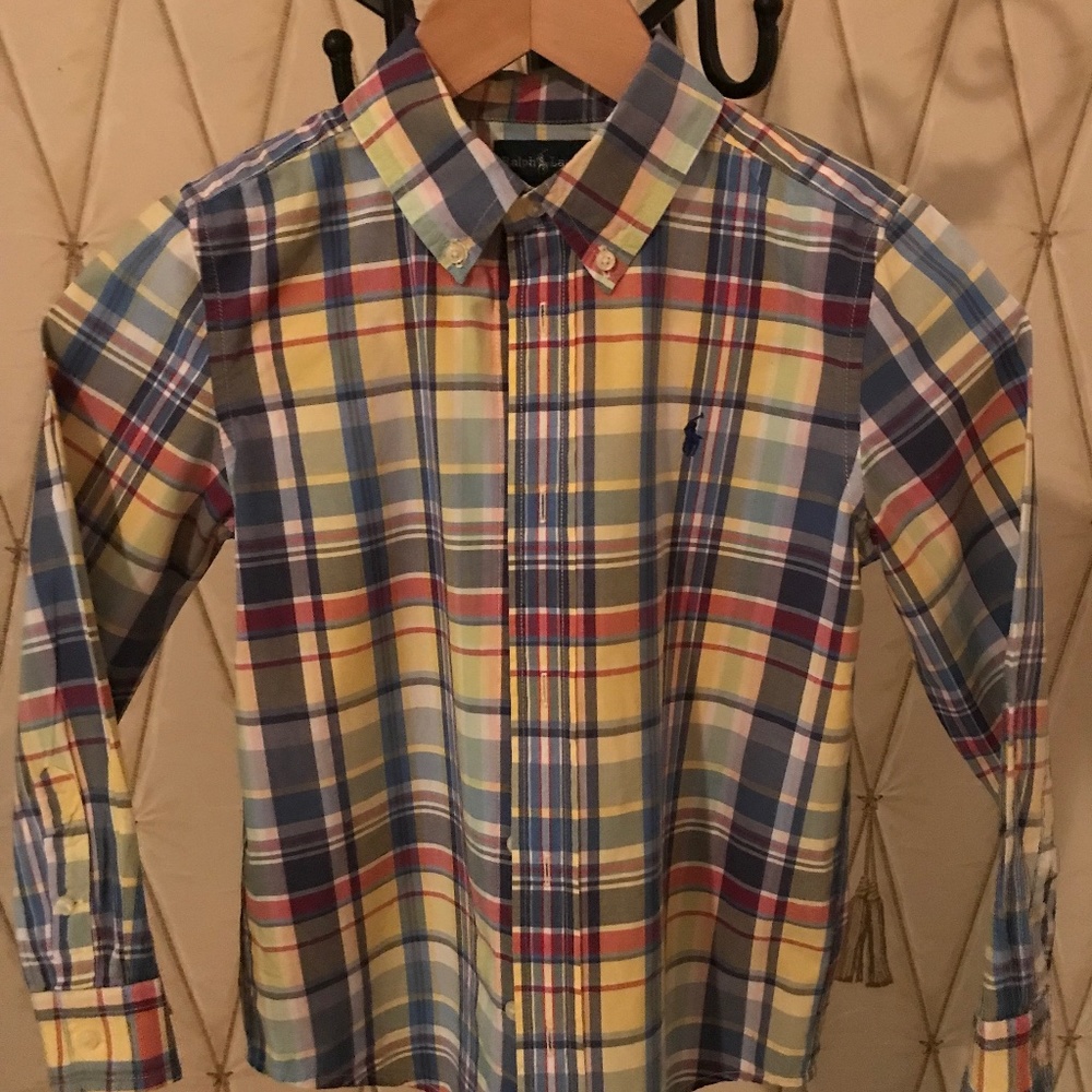 Boy’s Plaid Ralph Lauren shirt
